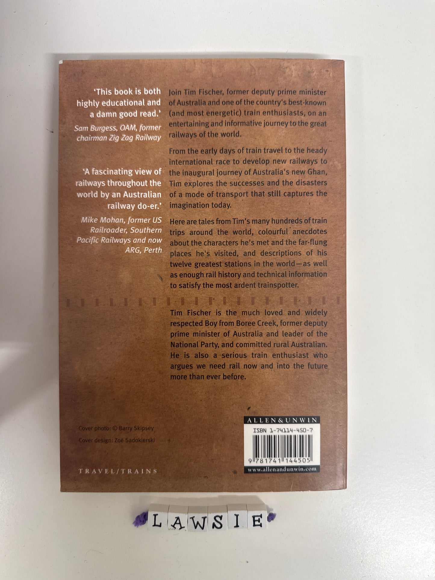 Transcontinental Train Odyssey by Tim Fischer