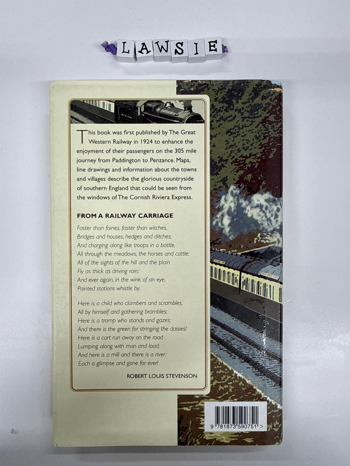 Through the Window . The great Western Railway from Paddington to Penzance