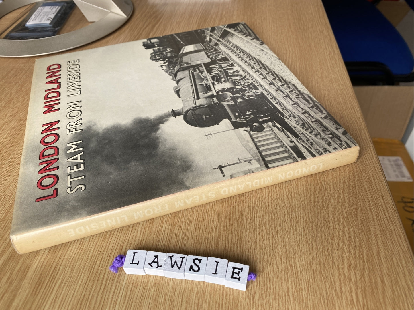 London Midland Steam From Lineside - Brian Morrison Book 1975 (faded Spine)