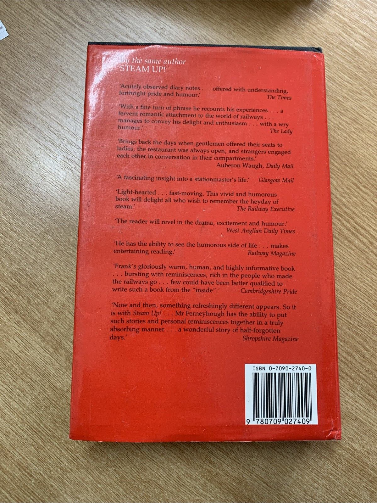 More Steam Up!: A Railwayman Remembers by Frank Ferneyhough (Hardcover, 1986)