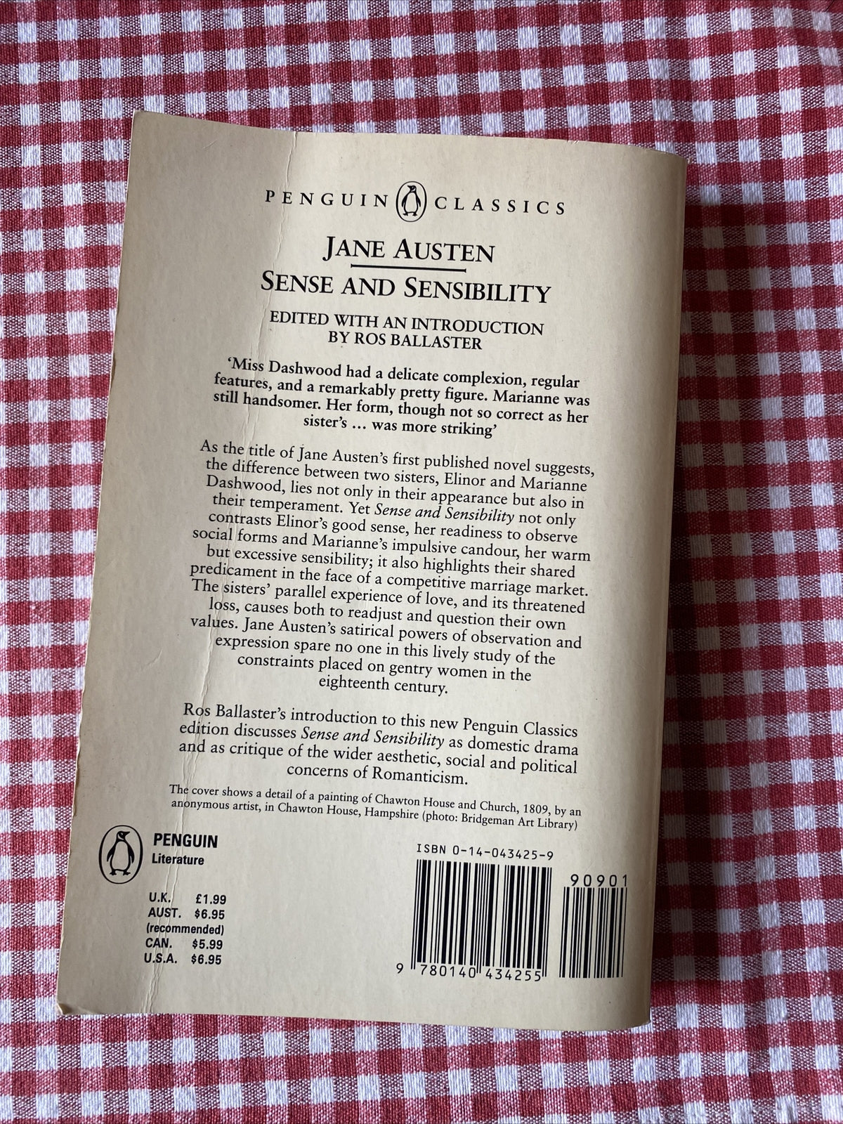 Sense and Sensibility by Jane Austen (Paperback, 1995)