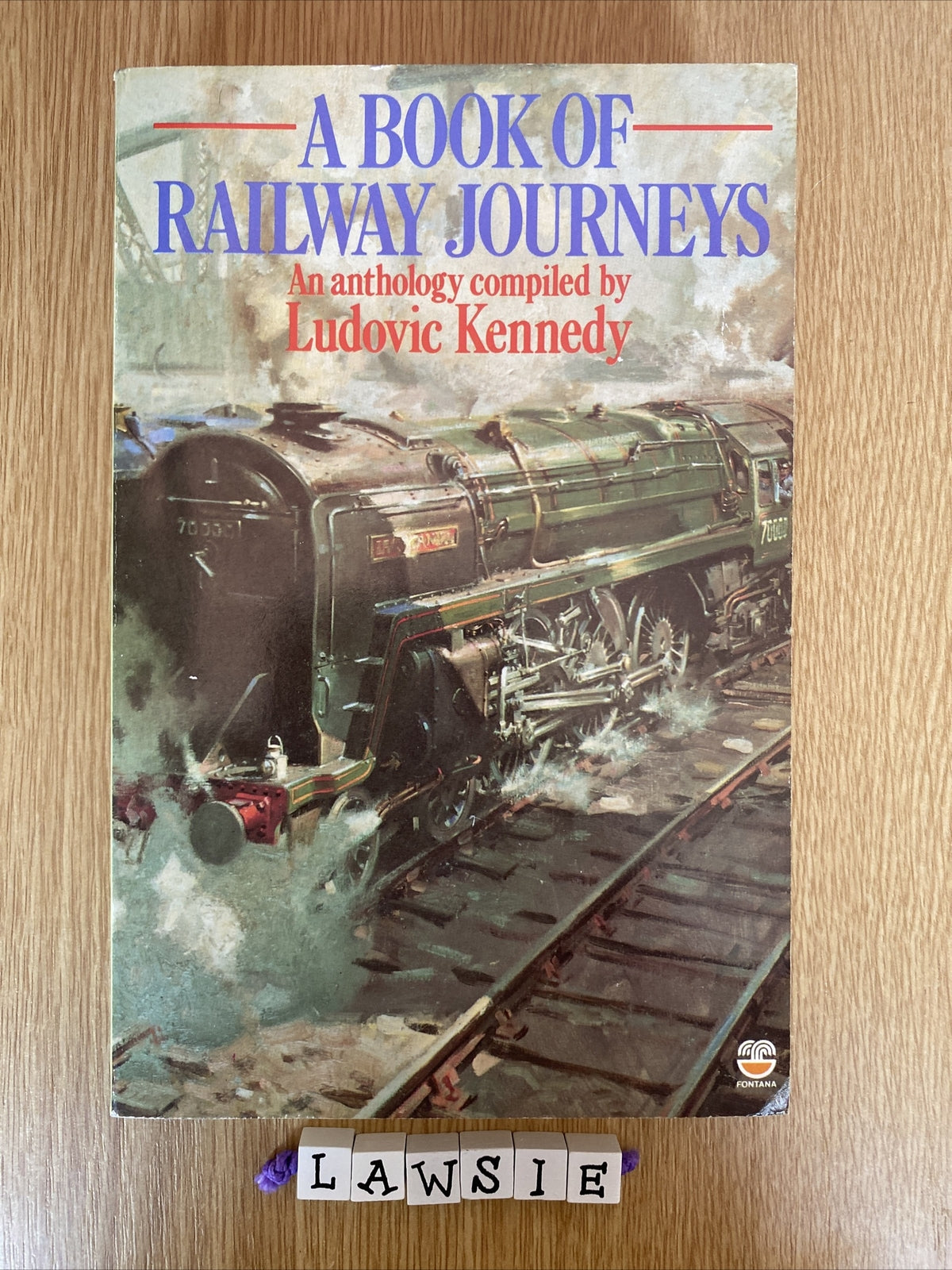 Book of Railway Journeys by Ludovic Kennedy (paperback)