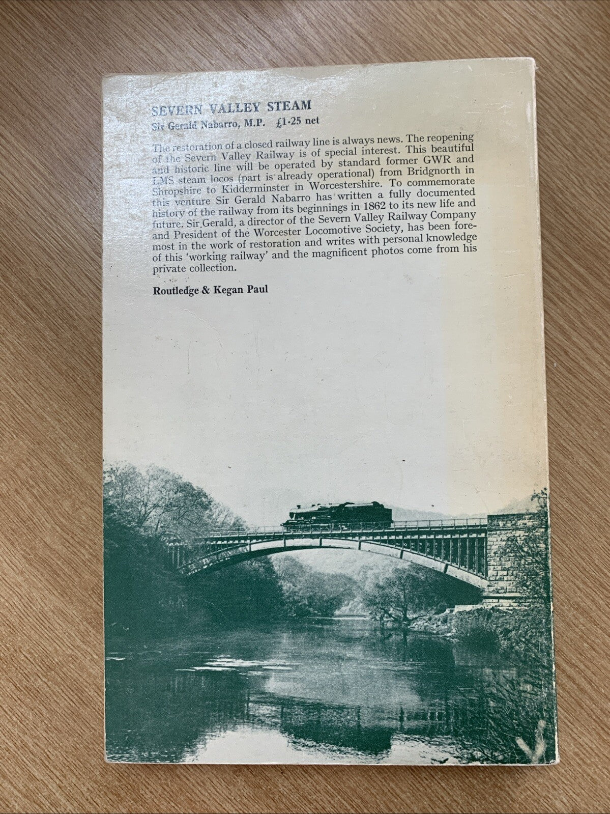 Severn Valley Steam by Sir Gerald Nabarro, M.P.