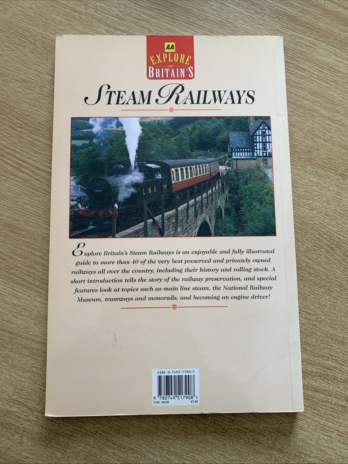 Explore Britain's Steam Railways by Anthony J. Lambert (Paperback, 1998)