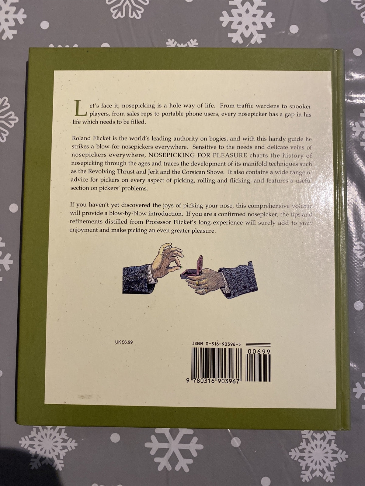 Nosepicking for Pleasure: A Handy Guide by Roland Flicket (Hardcover, 1992)