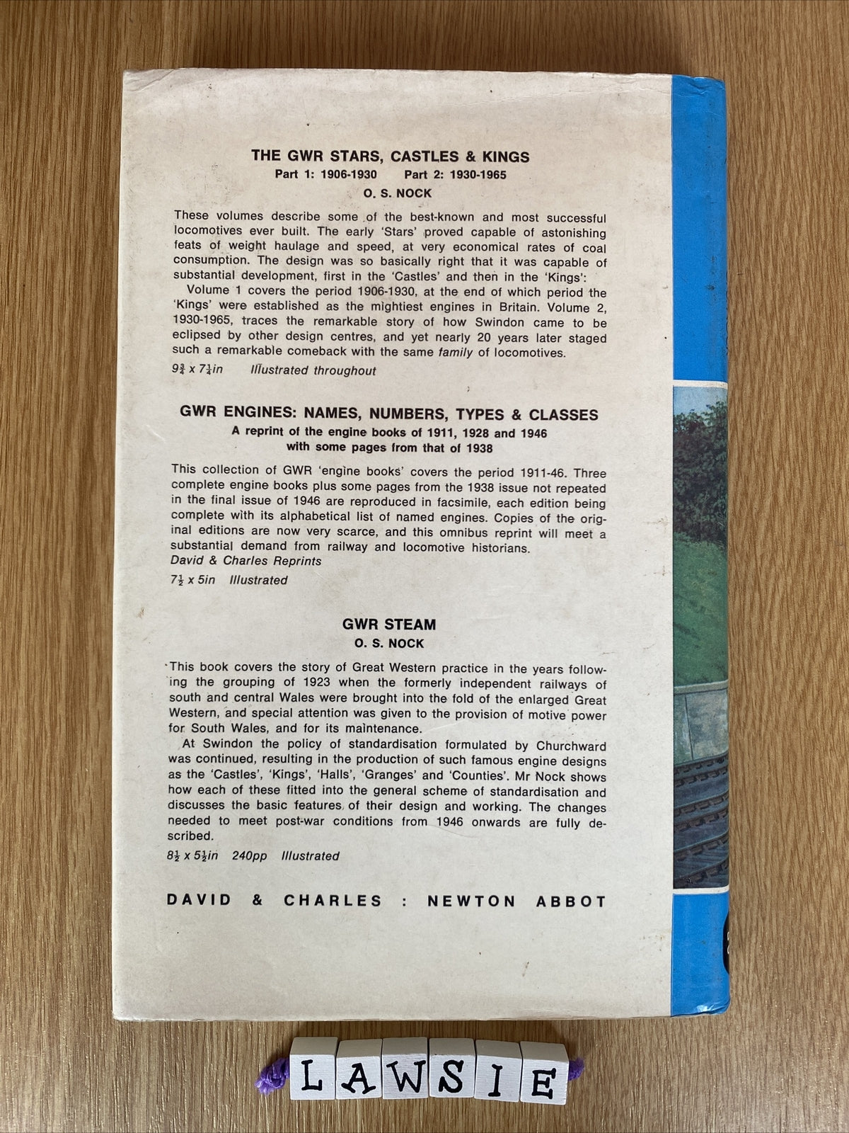 Engine 6000: The Saga of the King George V by O. S. Nock (Hardcover, 1972)