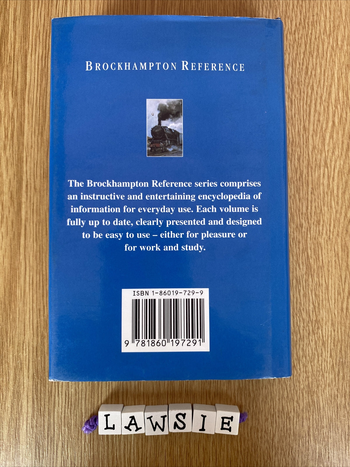 The Dictionary of Rail and Steam Brockhampton Reference: Like New