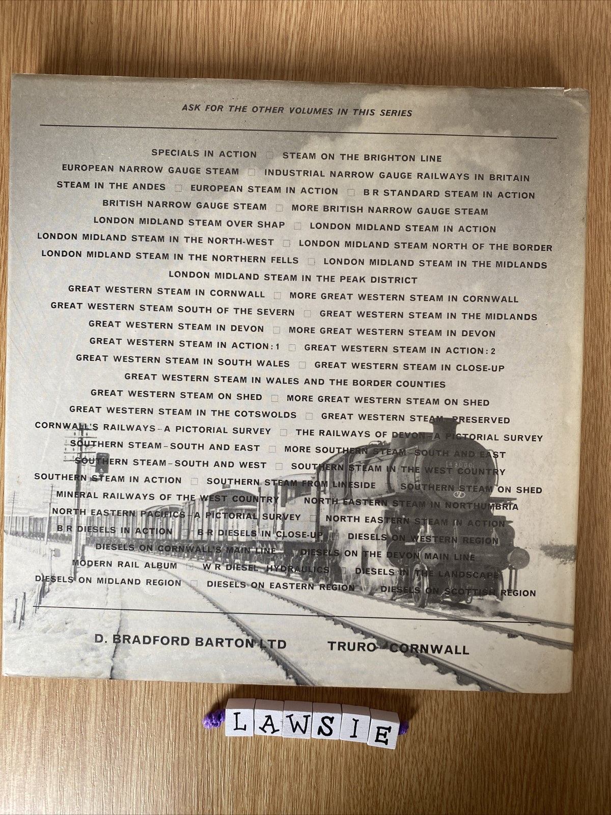London Midland Steam From Lineside - Brian Morrison Book 1975 (faded Spine)