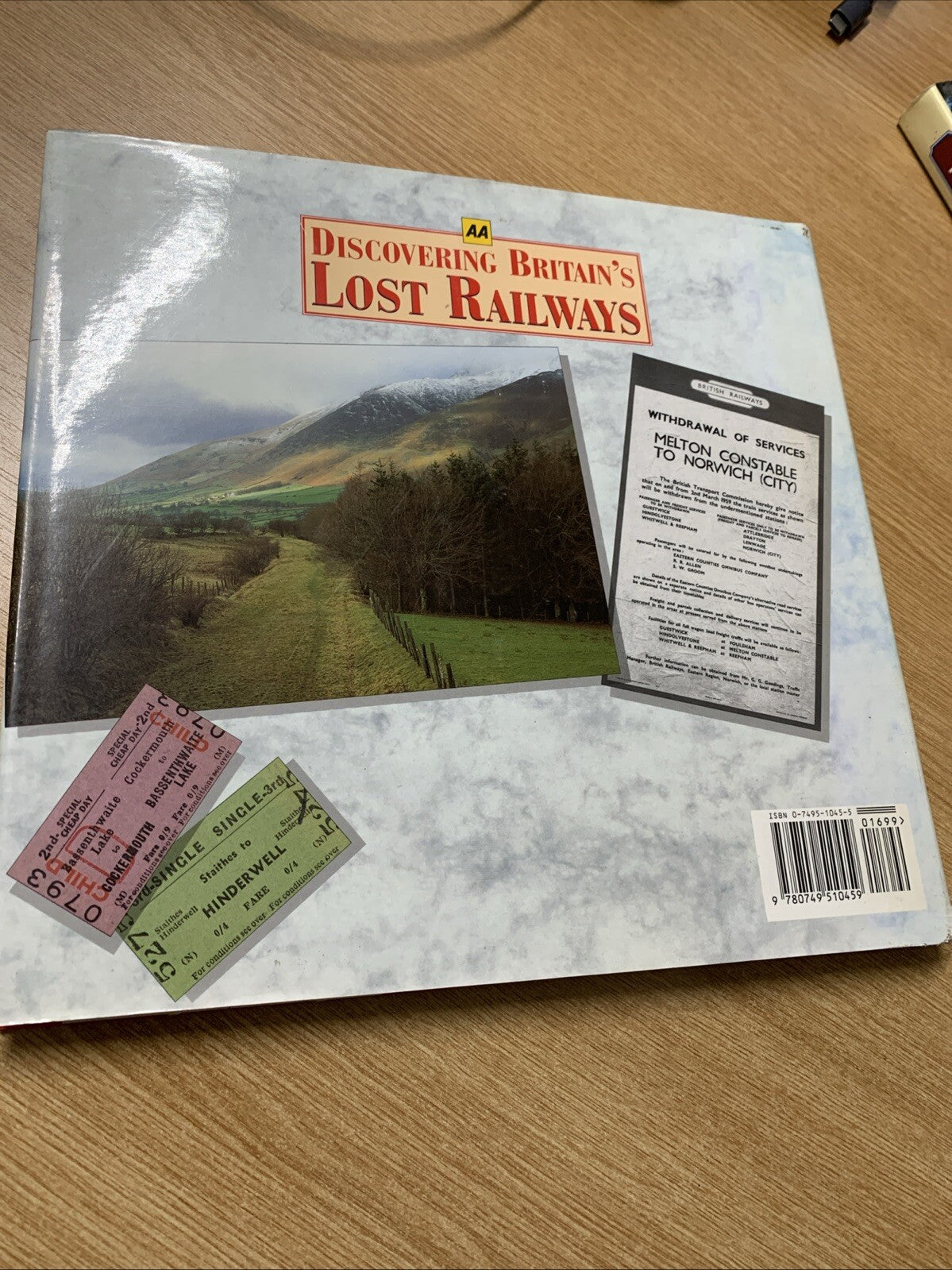 Discovering Britain's Lost Railways by Paul Atterbury (Hardcover, 1995)