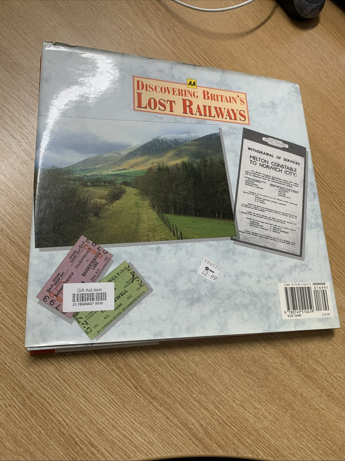 Discovering Britain's Lost Railways by Paul Atterbury (Hardcover, 1995)