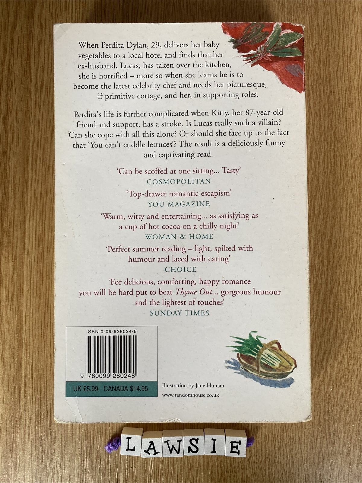 Thyme Out by Katie Fforde (Paperback, 2001)