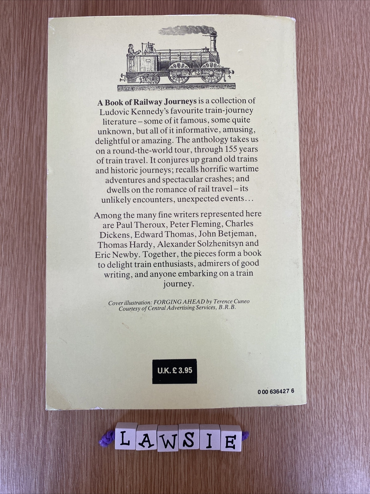 Book of Railway Journeys by Ludovic Kennedy (paperback)