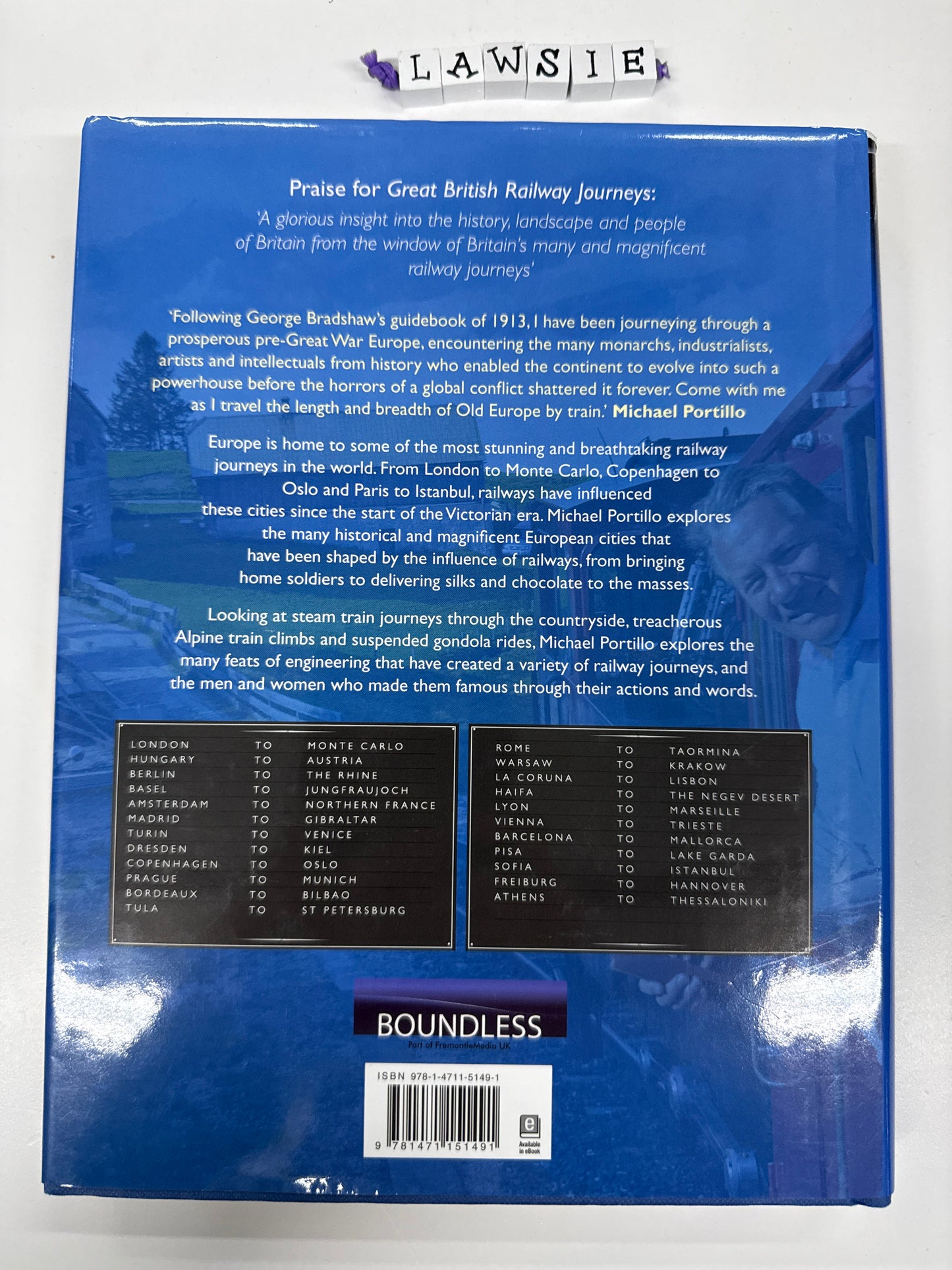 Great Continental railway journeys by Michael Portillo