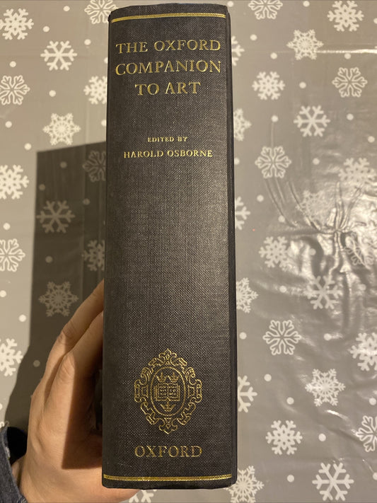 The Oxford Companion to Art by Harold Osborne (Hardcover)