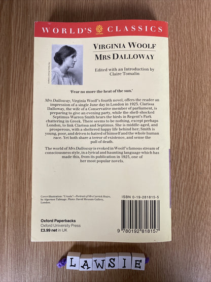 Mrs. Dalloway by Virginia Woolf (Paperback, 1992)