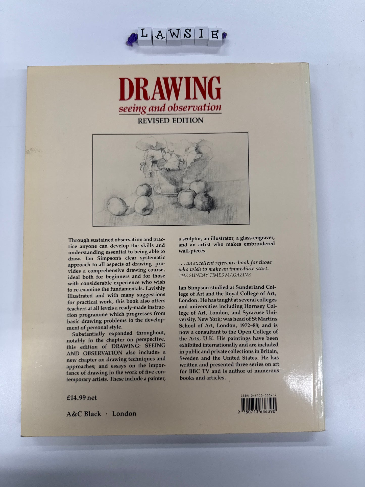 Drawing seeing and observation by Ian Simpson